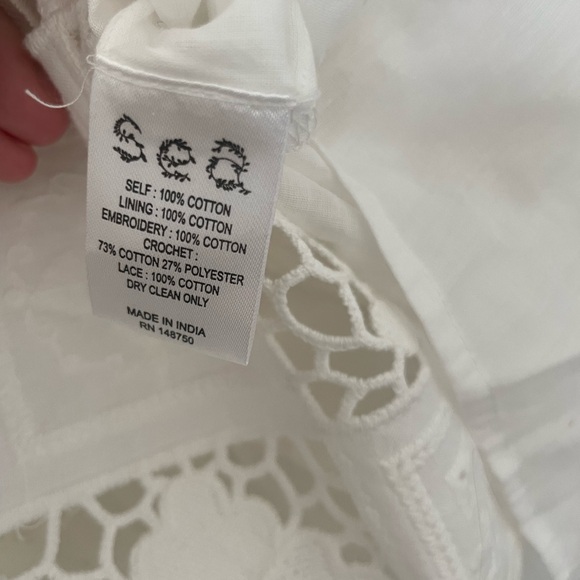 Sea New York Melia Embroidered Crochet Lace Mini Dress - Picture 6 of 6
